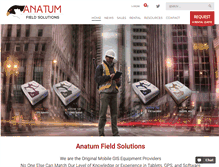 Tablet Screenshot of anatumfieldsolutions.com